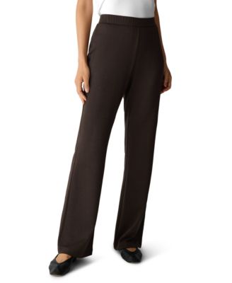 Women's Kick Straight Fleece Elastic Waist Pants