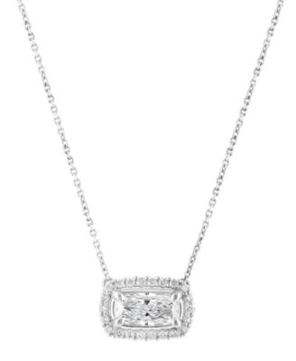 Certified Lab-Grown Diamond Pendant Necklace(1-1/6 ct. t.w.) in 14k White Gold