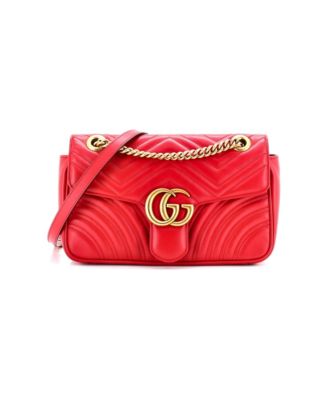 Small GG Marmont Flap Bag Matelasse Leather