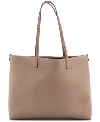 Large Selleria Roll Shopping Tote Leather