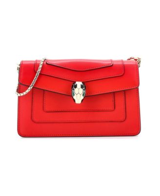 Mini Serpenti Forever Chain Clutch Leather