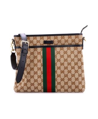 Small Front Pocket Web Messenger GG Canvas