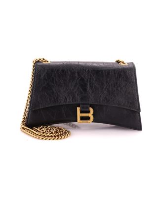 XS Crush Chain Flap Bag Leather
