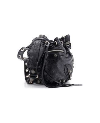 XS Le Cagole Giant Studs Bucket Bag Leather
