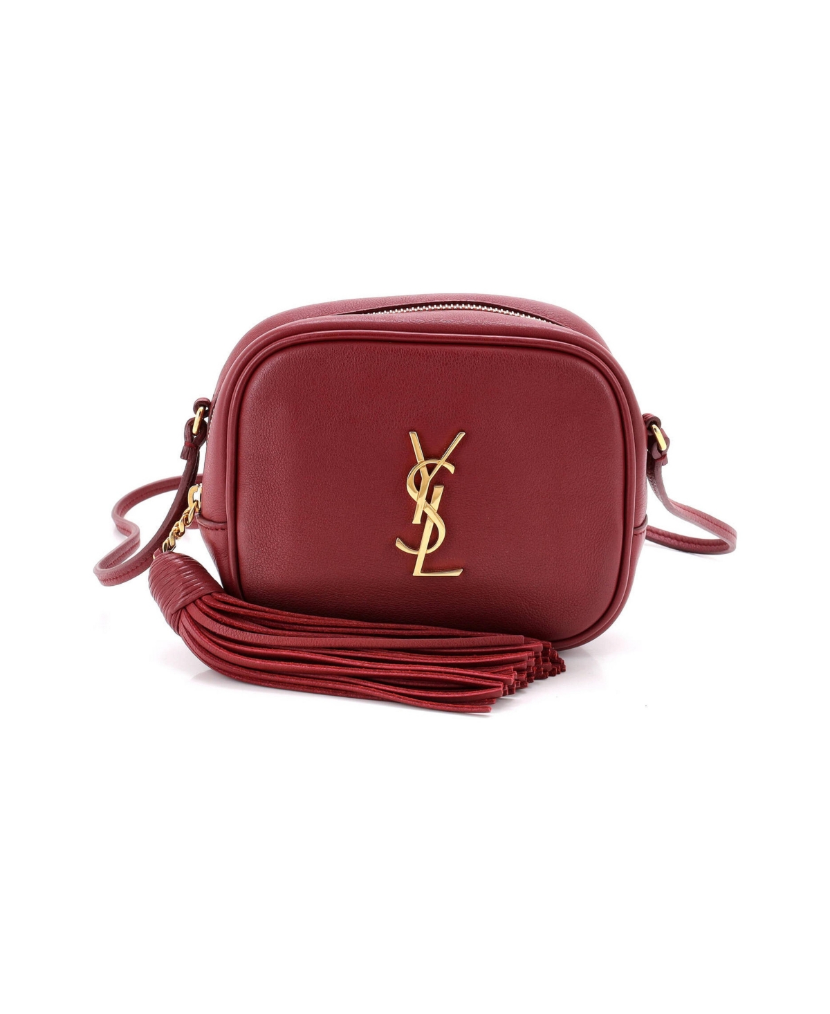 Pre-Owned Saint Laurent Small Classic Monogram Blogger Crossbody Bag Leather - Brown