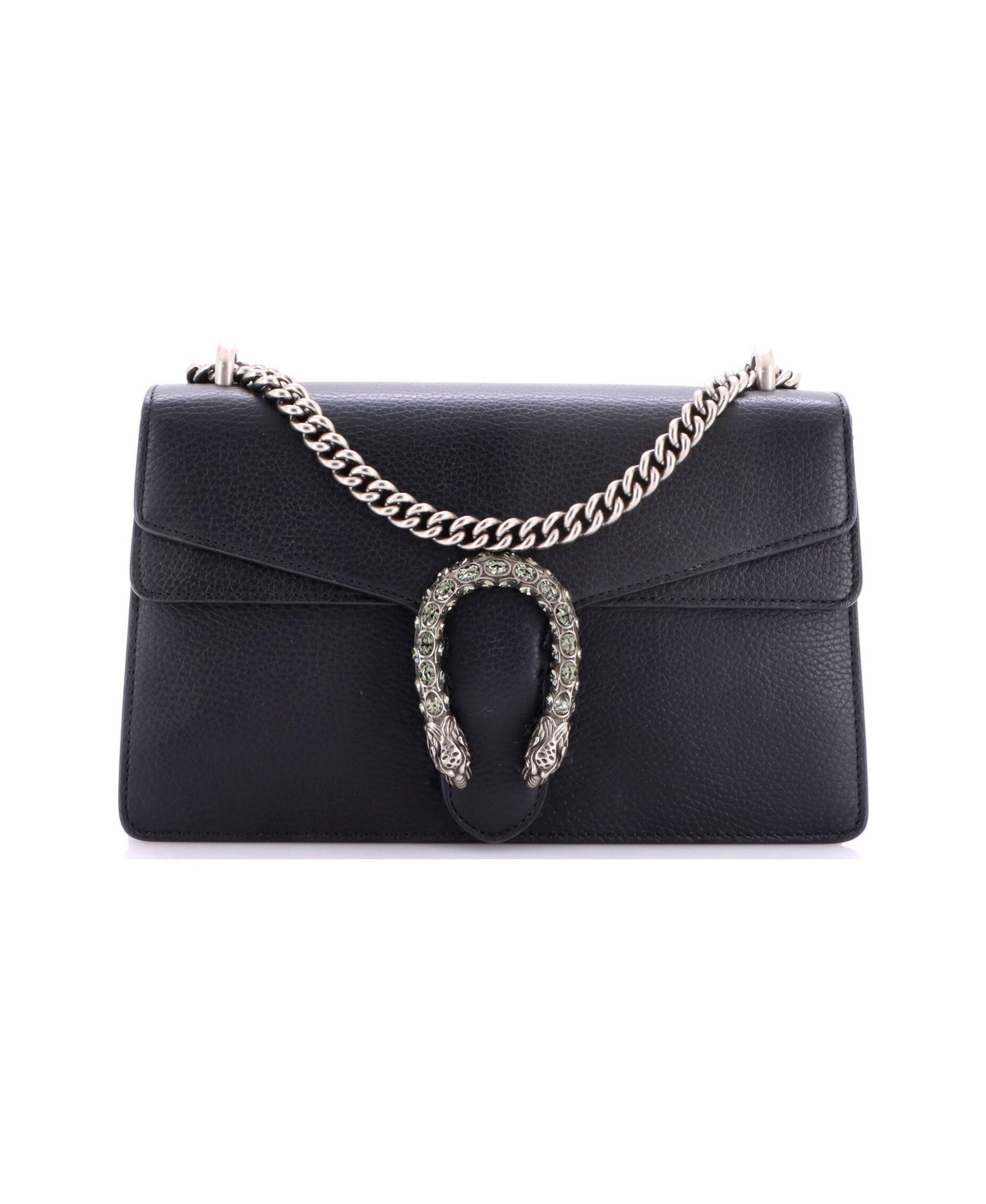 Pre-Owned Gucci Small Dionysus Bag Leather - Black