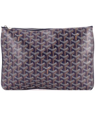 S&eacute;nat Coated Canvas Medium Zip Pouch