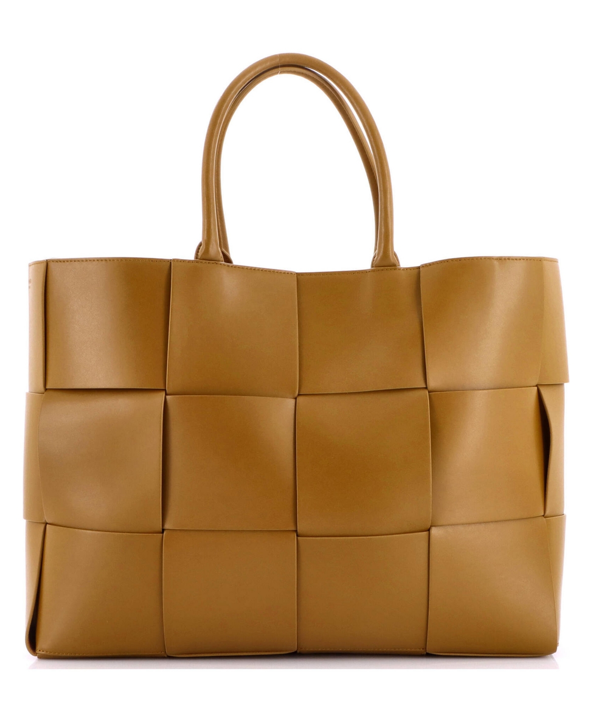 Pre-Owned Bottega Veneta Large Arco Tote Maxi Intrecciato Leather