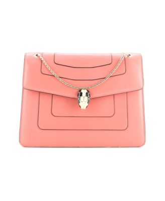 Medium Serpenti Forever Square Shoulder Bag Leather