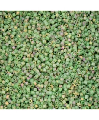 Verdara Rose Sandstone 11/0 Glass Cylindrical Seed Beads, 25 Gram for Jewelry Making, Bracelets, Necklaces, Earrings and Embroidery