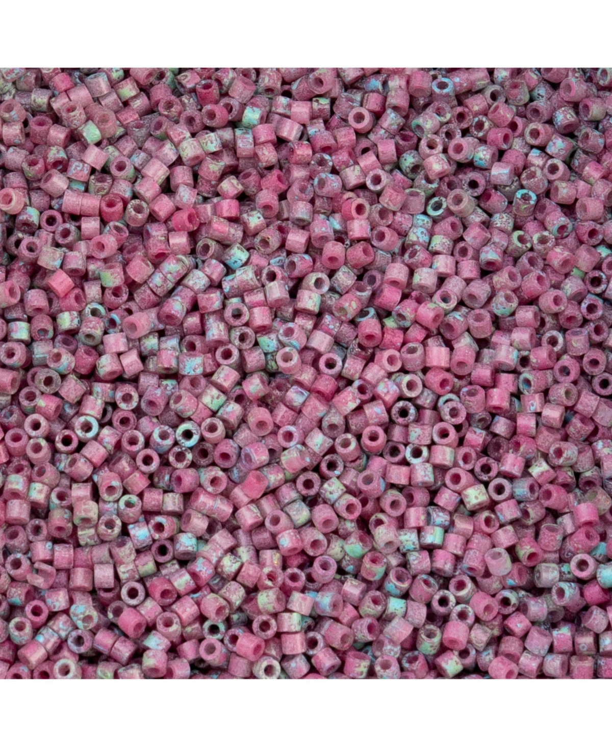 John Bead Verdara Rose Sandstone 11/0 Glass Cylindrical Seed Beads, 25 Gram for Jewelry Making, Bracelets, Necklaces, Earrings and Embroidery