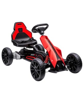 12V Electric Go Kart with EVA Wheels and 2-Point Belt, 66-lb Capacity, Ages 3-8