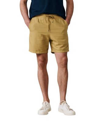 Men's Whithorn Linen-Blend Drawstring Shorts, 6" Inseam