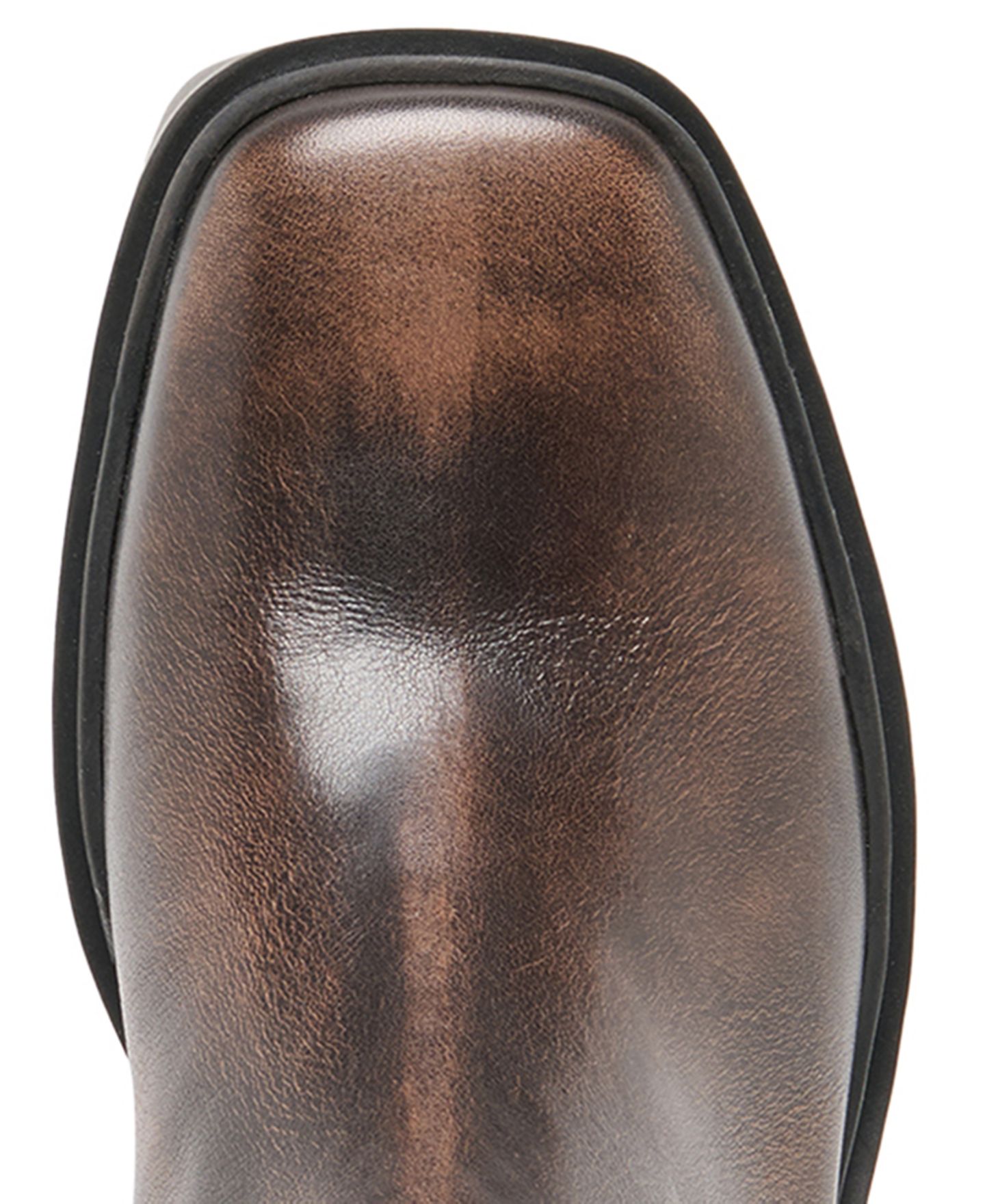 Женские ботинки Dolce Vita Grizly H2O Square Toe Lug Sole Chelsea Booties, цвет: Коричневый кожаный — фото 4