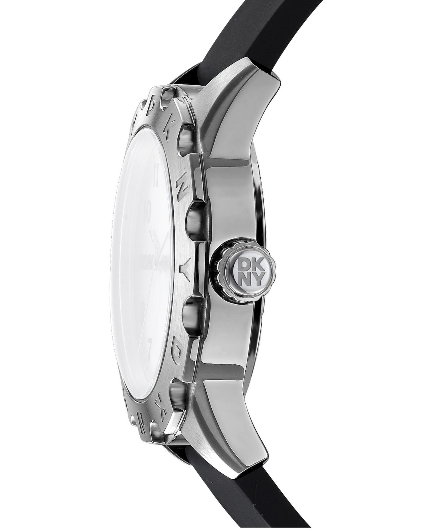 Мужские часы DKNY Quartz Everyday Silver Silicone Strap Watch, 42mm, цвет: Серебряный — фото 2