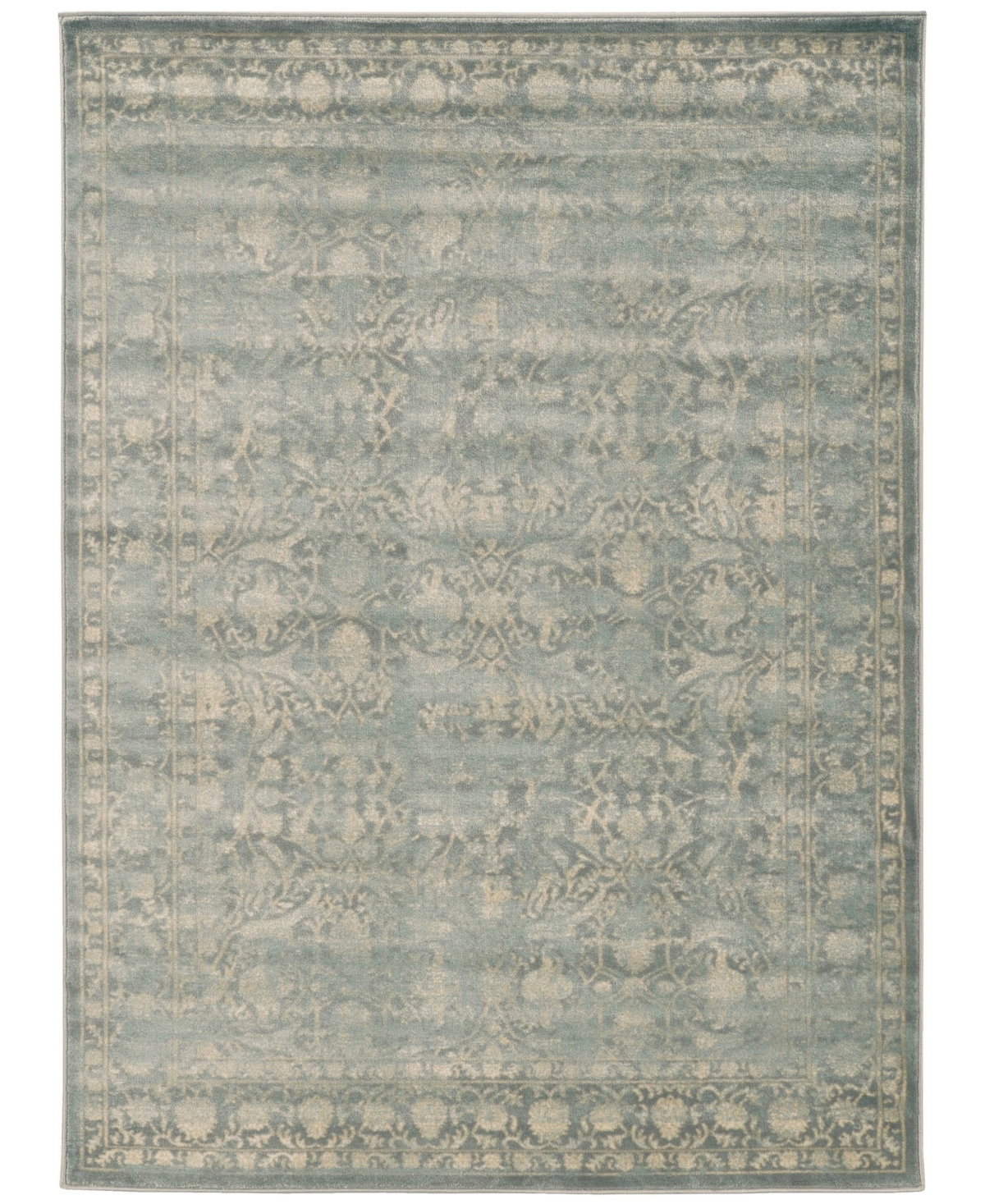 Closeout! Km Home 3564/0030/Gray Cantu Gray 3'3" x 4'11" Area Rug