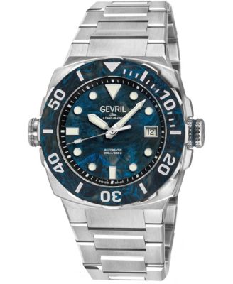 Men's Swiss Automatic Fortuna Silver Stainless Steel Bracelet Watch, 42mm