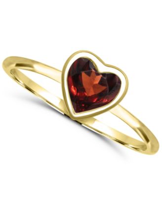 Garnet Ring (5/8 ct. t.w.) in 14k Gold-Plated Sterling Silver