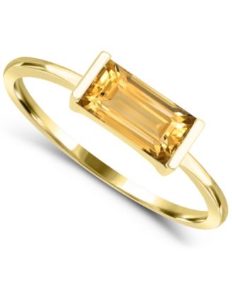 Citrine Ring (3/4 ct. t.w.) in 14k Gold-Plated Sterling Silver