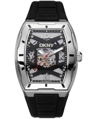 Men's Quartz Silicone Strap Watch