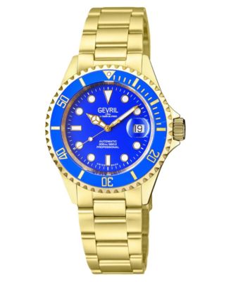 Men's Wall Street Swiss Automatic Water-Resistant Sapphire Crystal Stainless Steel Bracelet Watch, 43mm