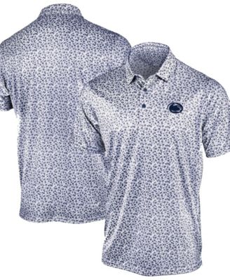 Men's Navy Penn State Nittany Lions Flourish  Polo Shirt