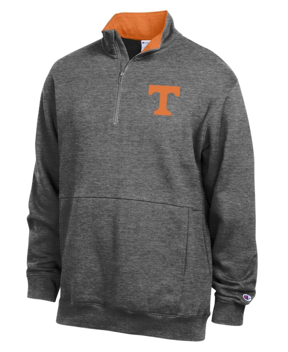Champion Men's Charcoal Tennessee Volunteers Fleece Quarter-Zip Pullover