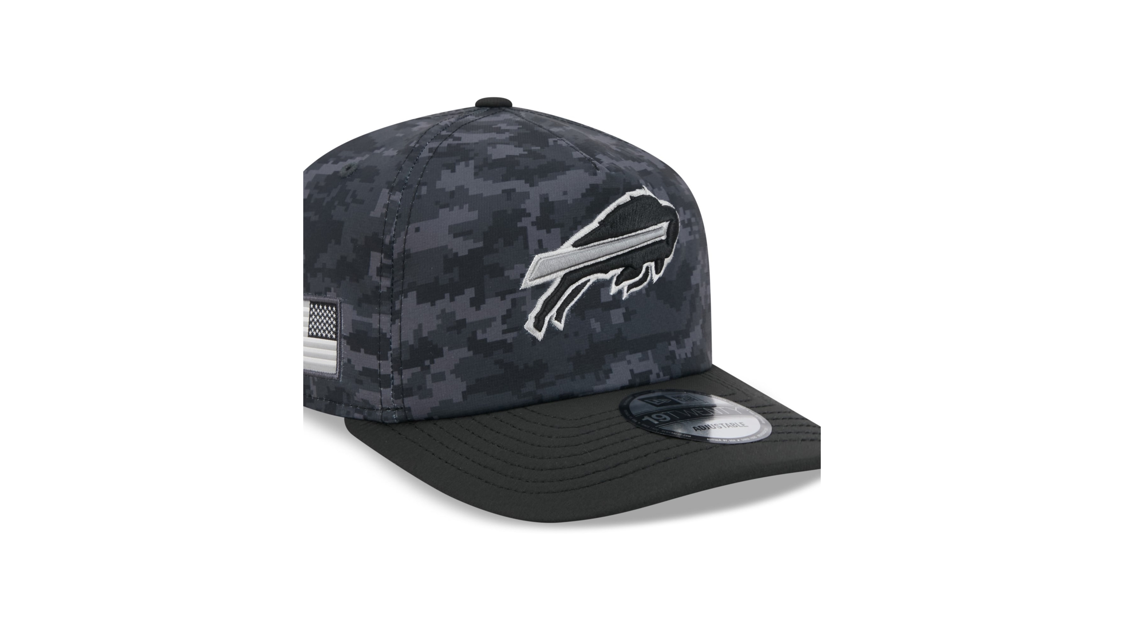 New Era Men's Black Buffalo Bills 2026 Salute To Service 19TWENTY Adjustable Hat