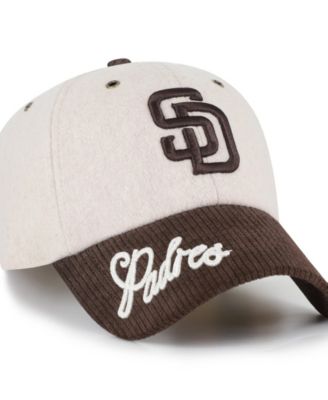 Women's  Natural/Brown San Diego Padres Rope Script Clean Up Adjustable Hat