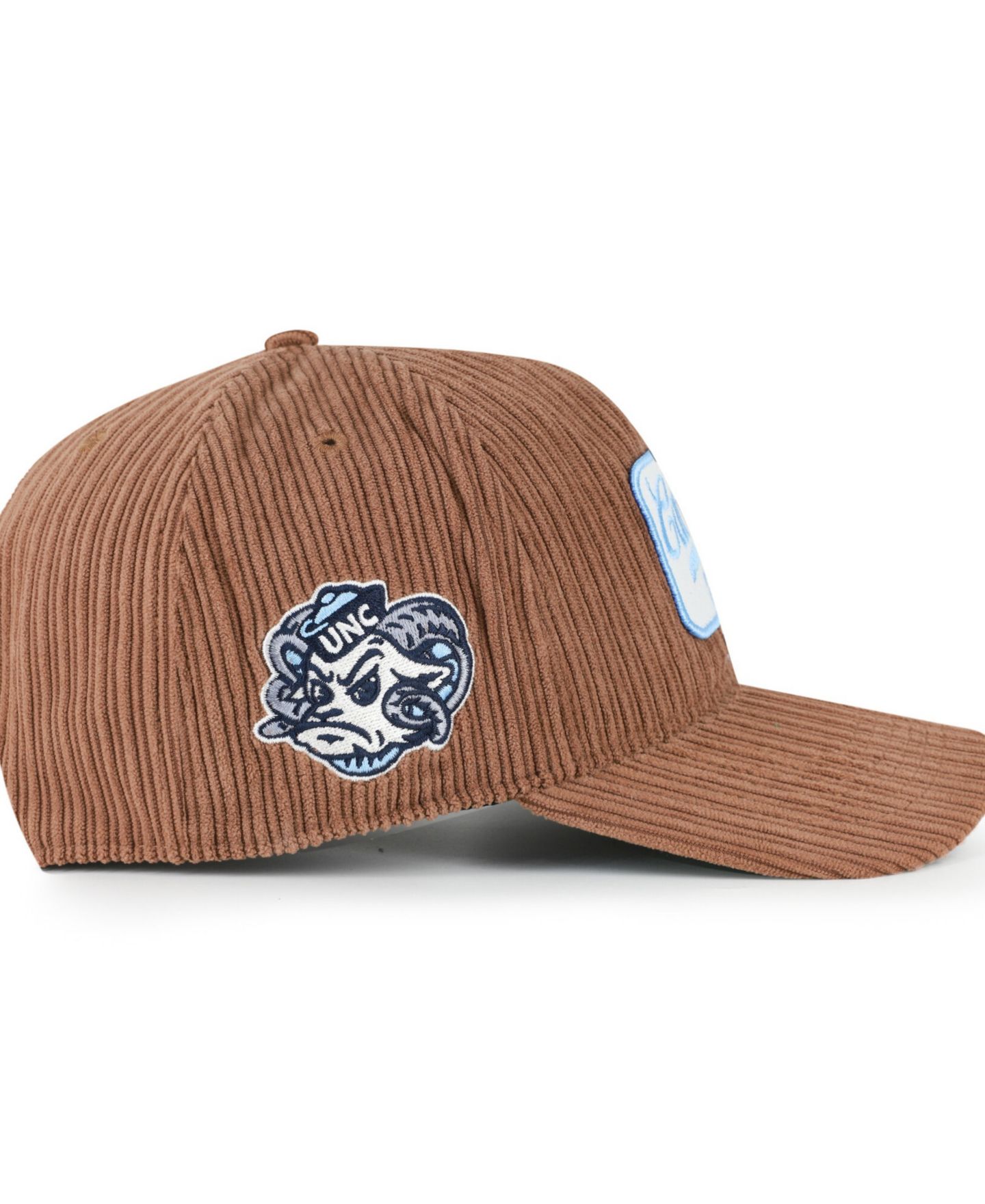Головные уборы '47 Brand Brown North Carolina Tar Heels Corduroy Patch Hitch Adjustable Hat — фото 2