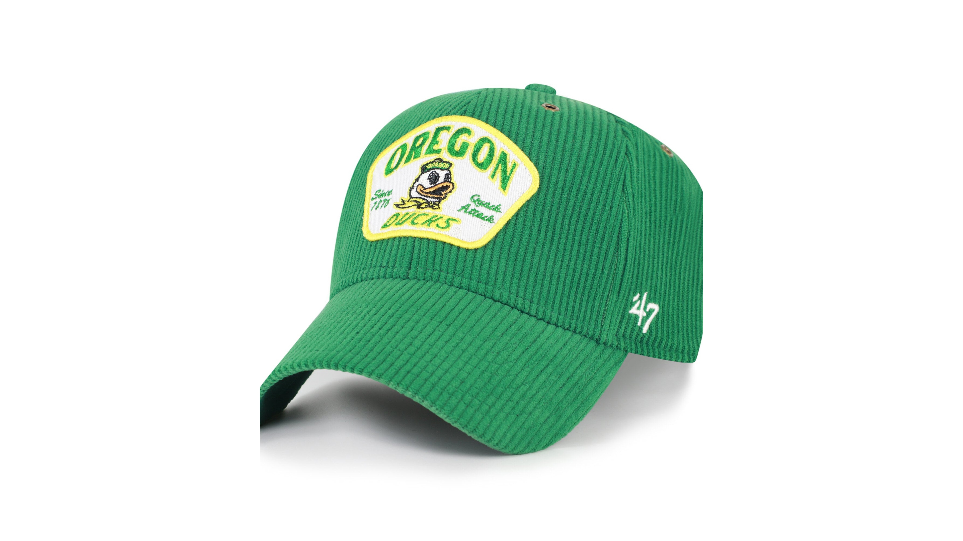 '47 Brand Men's and Women's Green Oregon Ducks Accordia Corduroy Mvp Adjustable Hat