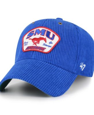 Men's and Women's  Royal SMU Mustangs Accordia Corduroy MVP Adjustable Hat