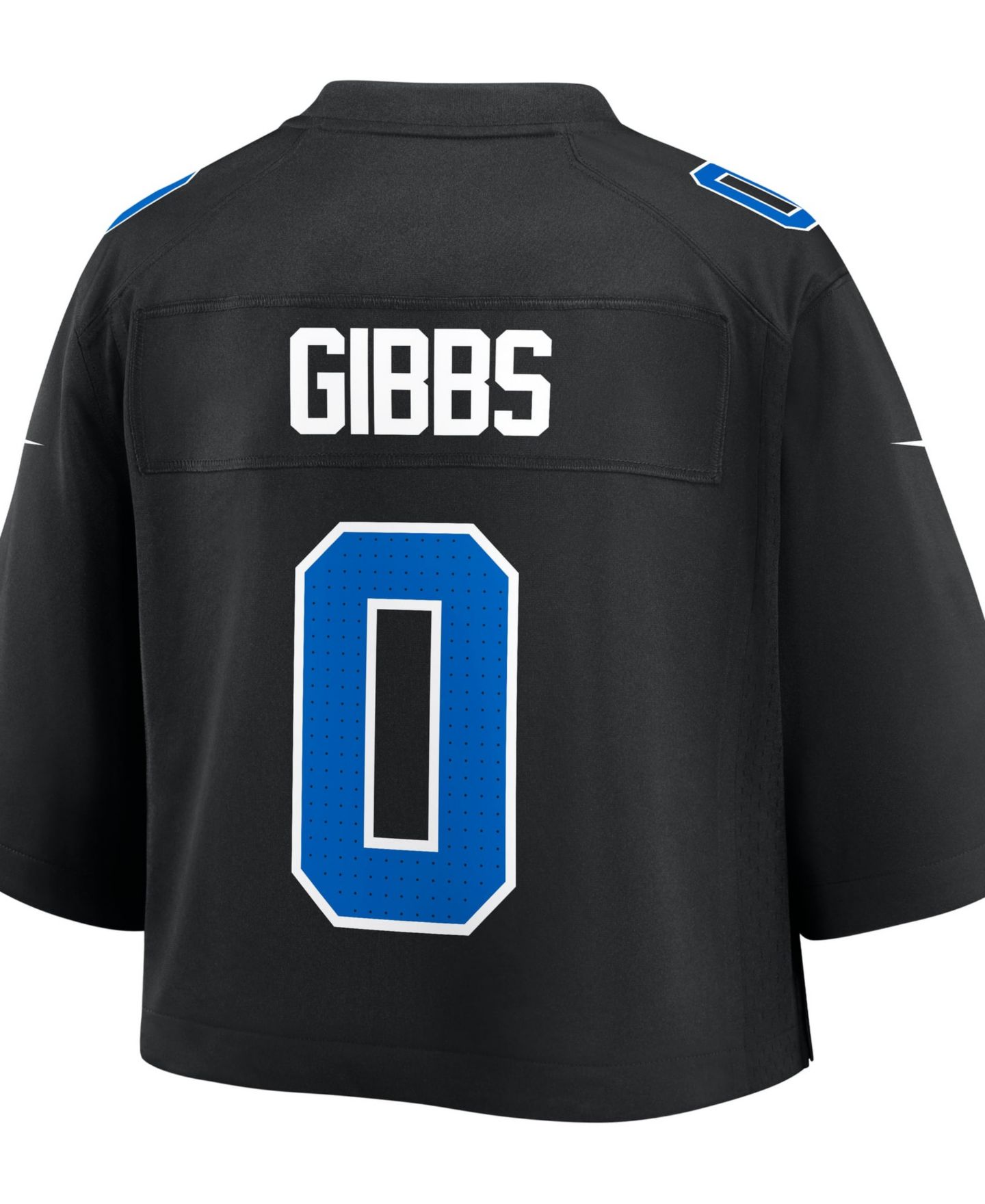 Женский топ Nike Jahmyr Gibbs Black Detroit Lions Cropped Fashion Game Jersey — фото 2