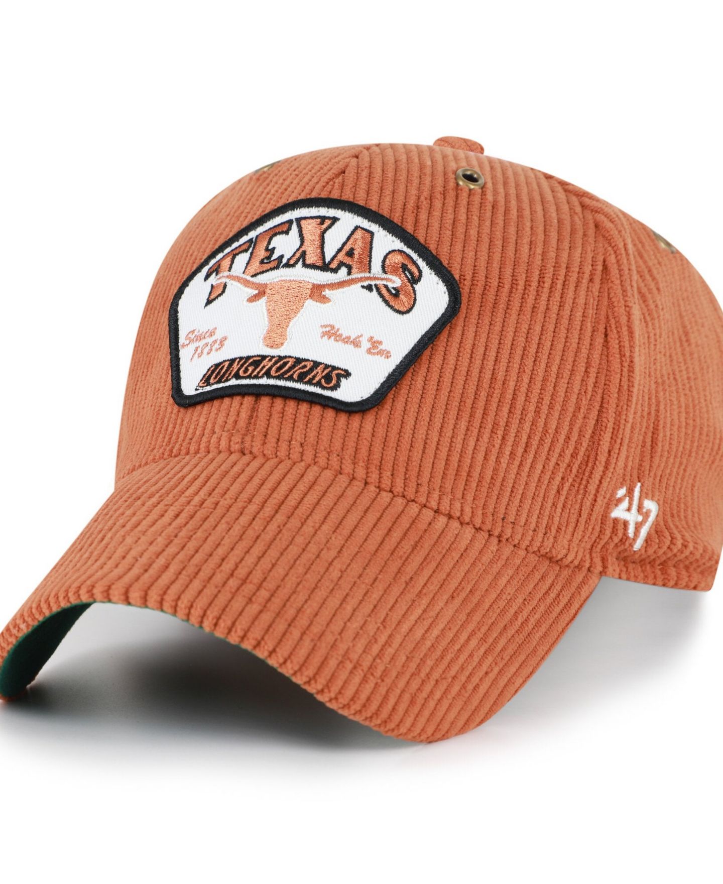 Кепка '47 Brand Texas Orange Texas Longhorns Accordia Corduroy MVP Adjustable Hat — фото 1