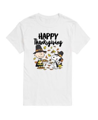 Men's Happy Thanksgiving Snoopy Charlie Brown T-Shirt