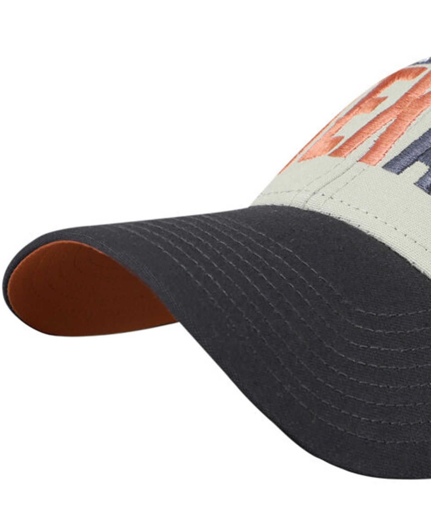 Кепка '47 Brand Gray/Black Texas Longhorns Half Block Text MVP Adjustable Hat — фото 2