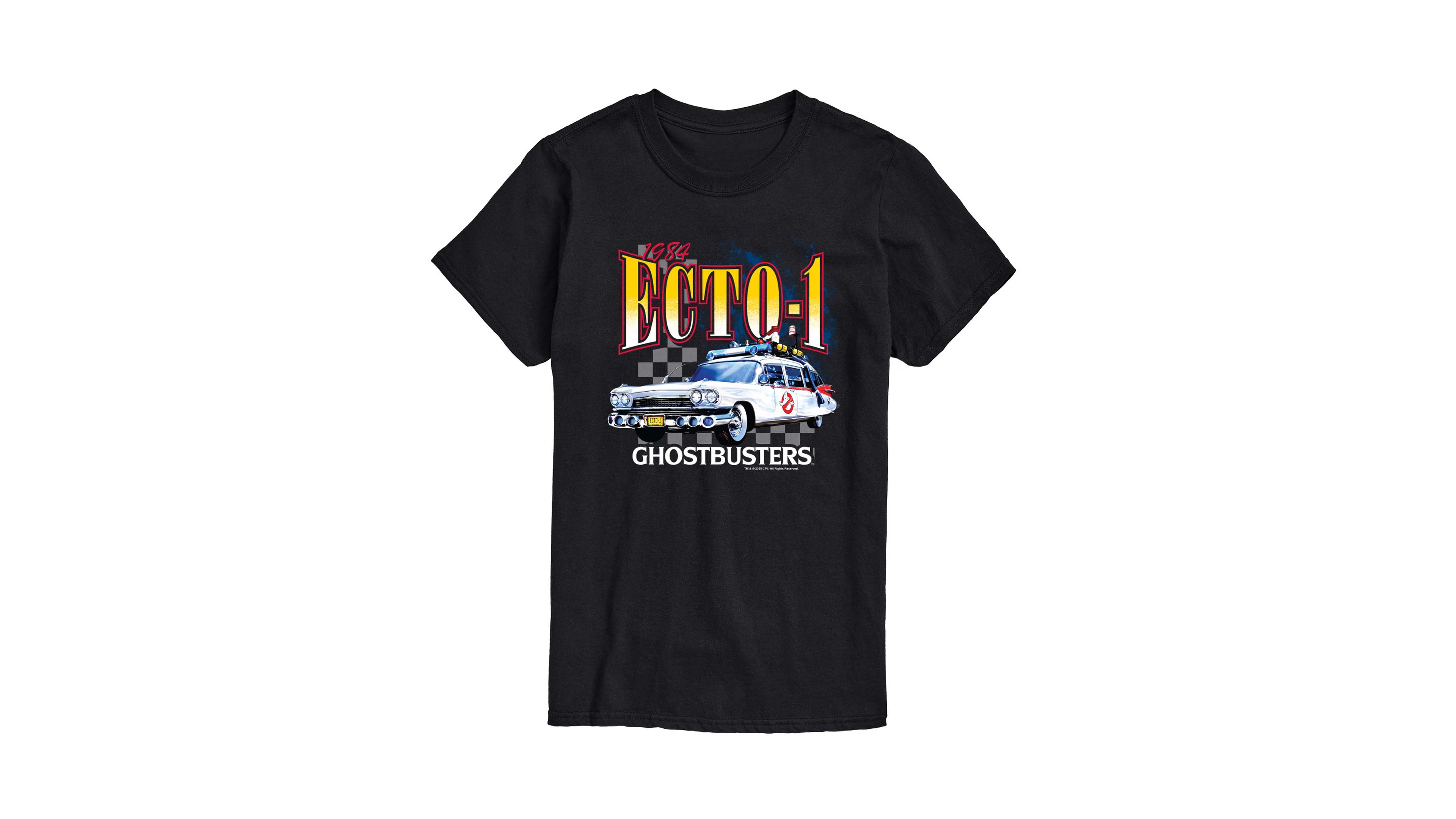 Airwaves Men's Ghostbusters Ecto-1 Graphic T-Shirt