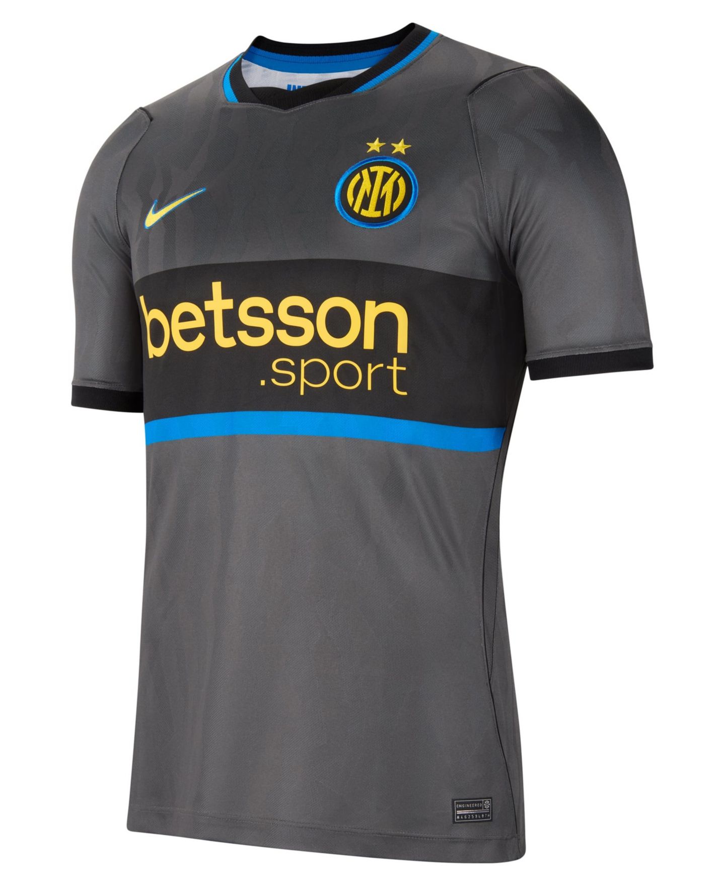 Мужской топ Nike Gray Inter Milan 2026/27 Third Stadium Replica Jersey — фото 3