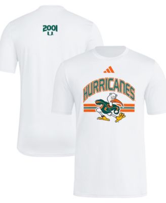 Men's White Miami Hurricanes It's Back Pregame T-Shirt