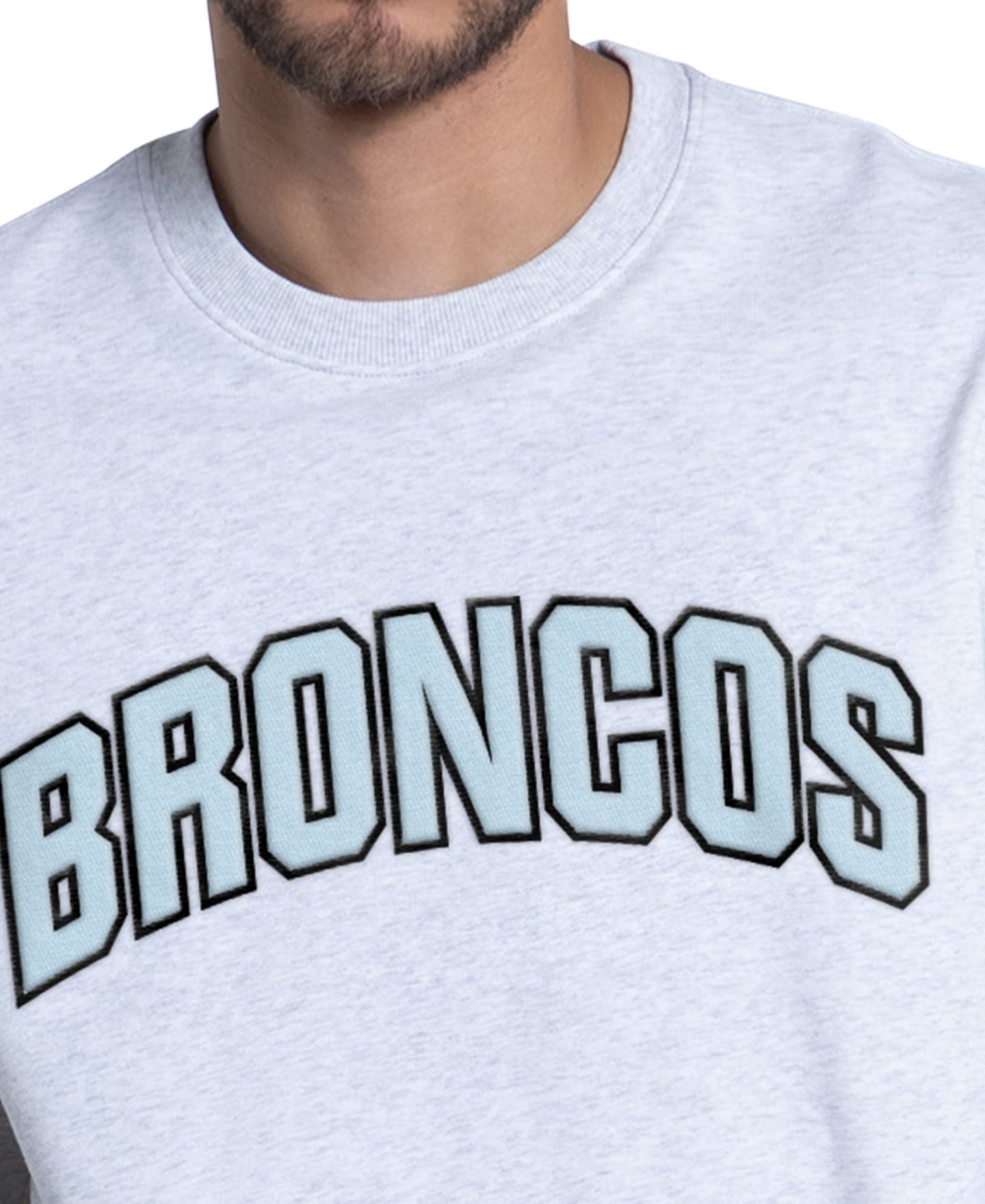 Мужская толстовка Starter Ash Denver Broncos Faceoff Fleece — фото 3