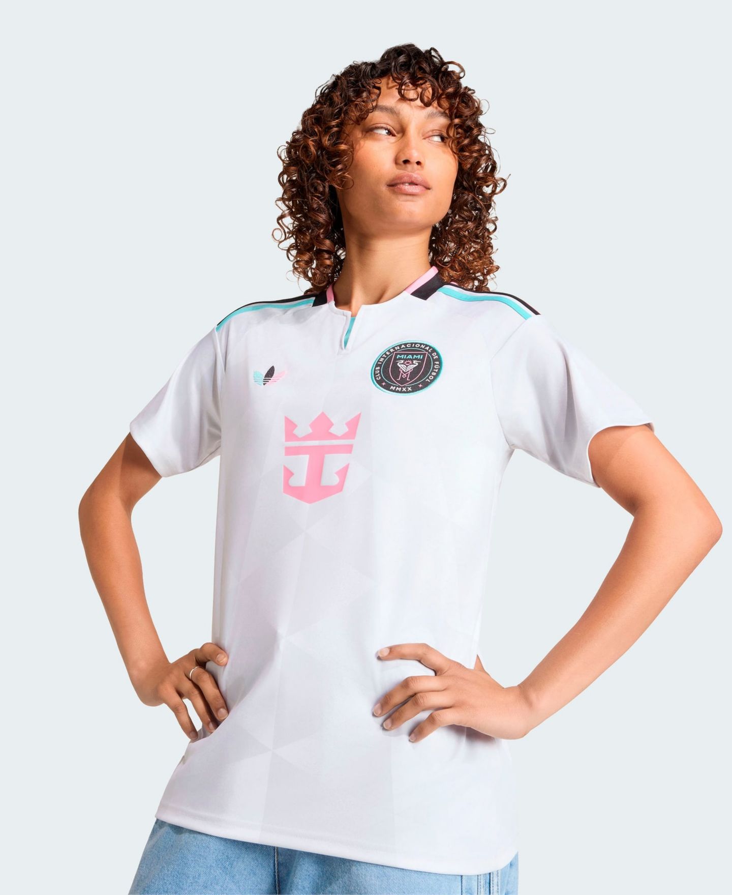 Женский топ adidas Lionel Messi White Inter Miami CF 2026 Third Replica Jersey — фото 5