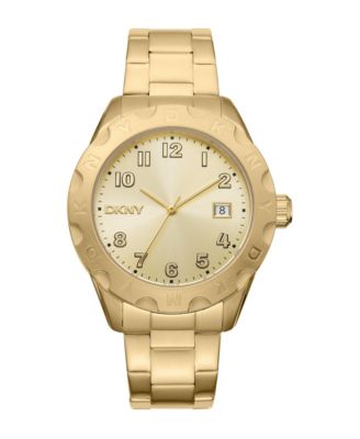 Men's Quartz Gold Stainless Steel Bracelet Watch