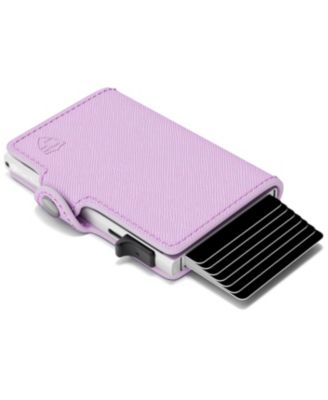 RFID Pop Up Wallet for Women - Slim Minimalist Credit Card Holder (4-6 Card Capacity) - Aluminum Metal Case