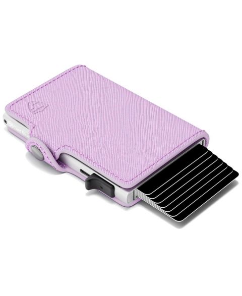 Женский кошелёк Conceal Plus RFID Pop Up Wallet for Women - Slim Minimalist Credit Card Holder (4-6 Card Capacity) - Aluminum Metal Case, цвет: Светлый розовый