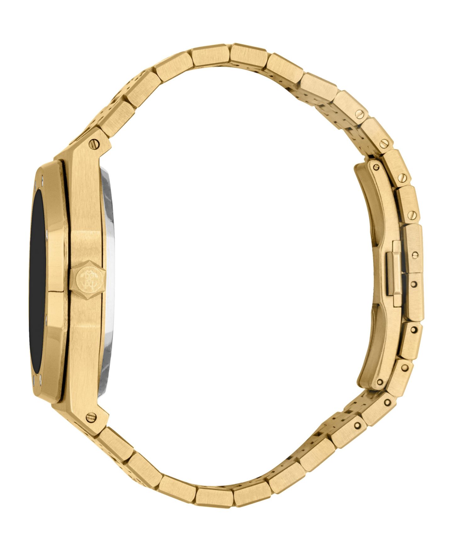 Мужские часы Roberto Cavalli Quartz Impero Gold Stainless Steel Bracelet Watch, 42mm, цвет: Золотой — фото 3