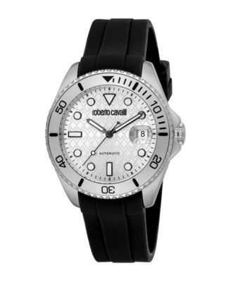 Men's Quartz Silicone Strap Watch