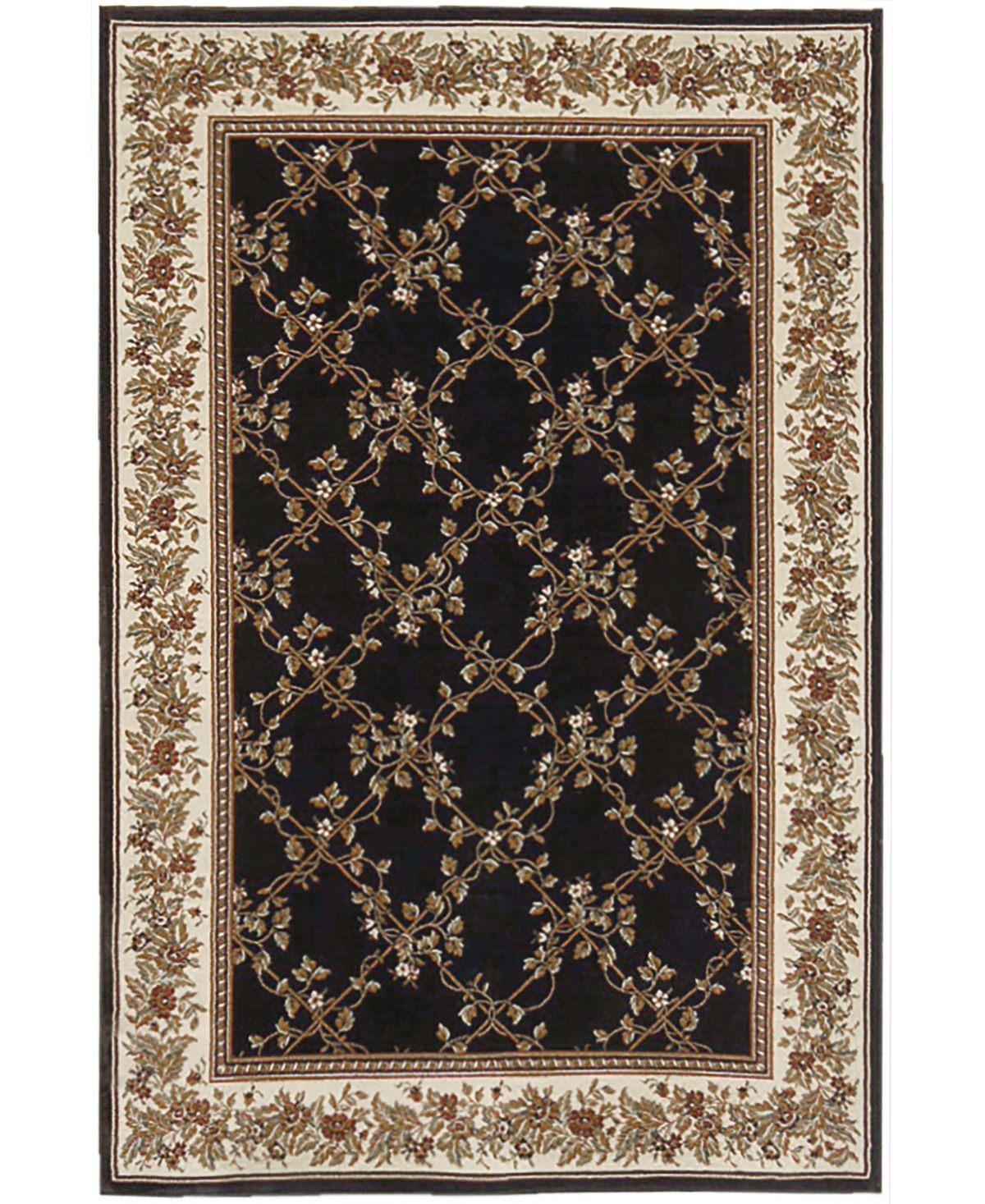 Closeout! Km Home 1427/1714/Ivory Navelli Ivory 2'2" x 8' Runner Rug
