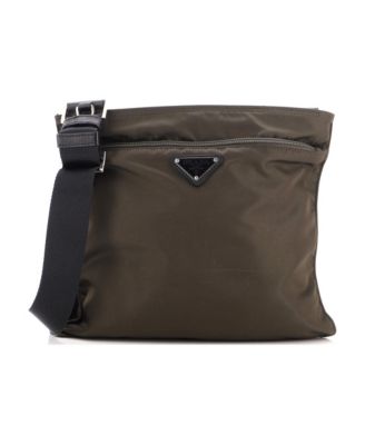 Medium Front Pocket Messenger Bag Tessuto