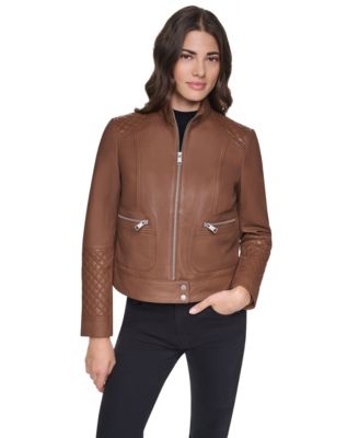 Women's Hadley Nubuck Leather Racer Jacket
