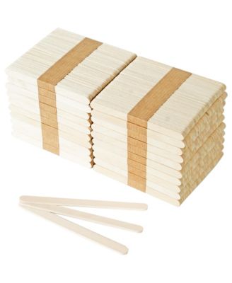 1000-Count Natural Wood 4.5 Inch Craft Sticks